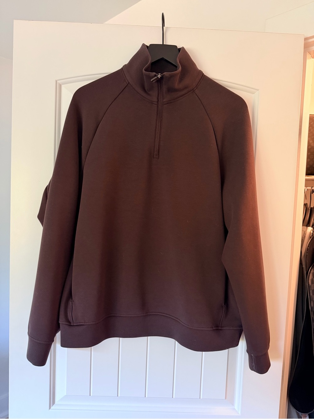 lululemon athletica Men's Brown Half-Zip Pullover